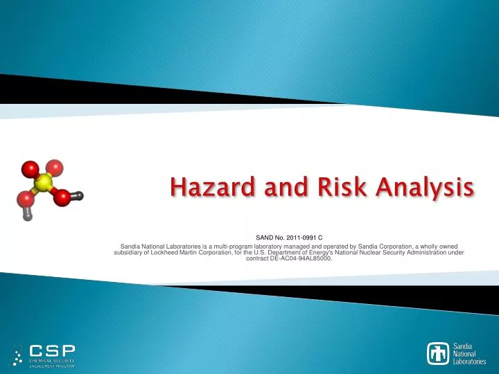hazard and risk analysis