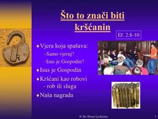 to to zna i biti kr anin