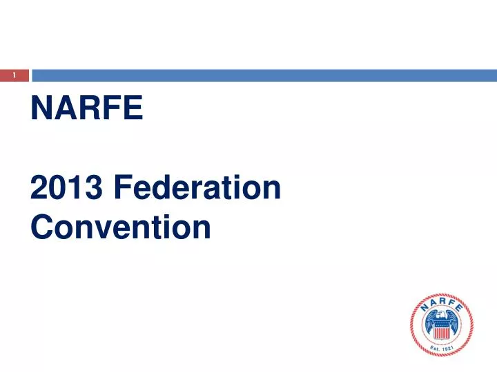 narfe 2013 federation convention