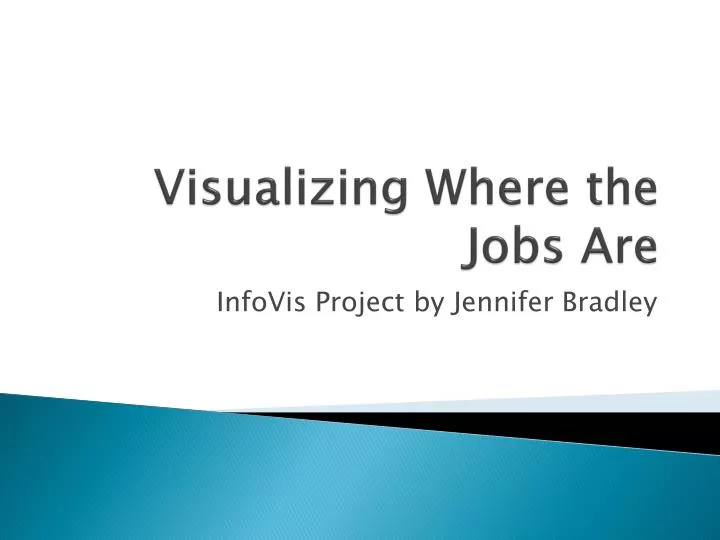 visualizing where the jobs are