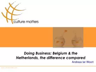 Doing Business: Belgium &amp; the Netherlands, the difference compared