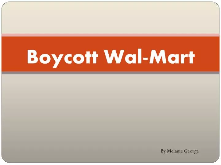 boycott wal mart