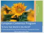 Discovering Cultures: A Fairy Tale World in Evosmos, Greece - slide 1