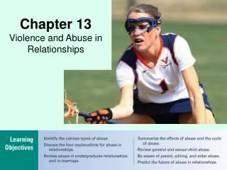 Chapter 13 Violence and Abuse in Relationships