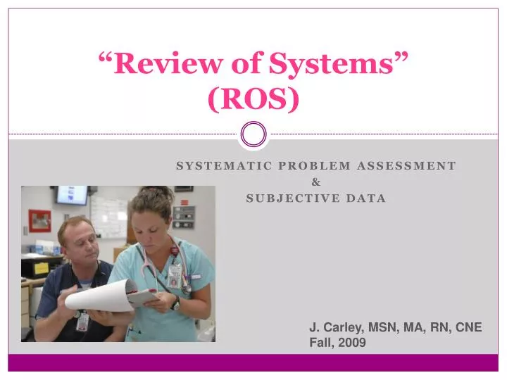 review of systems ros