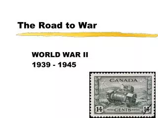 The Road to War