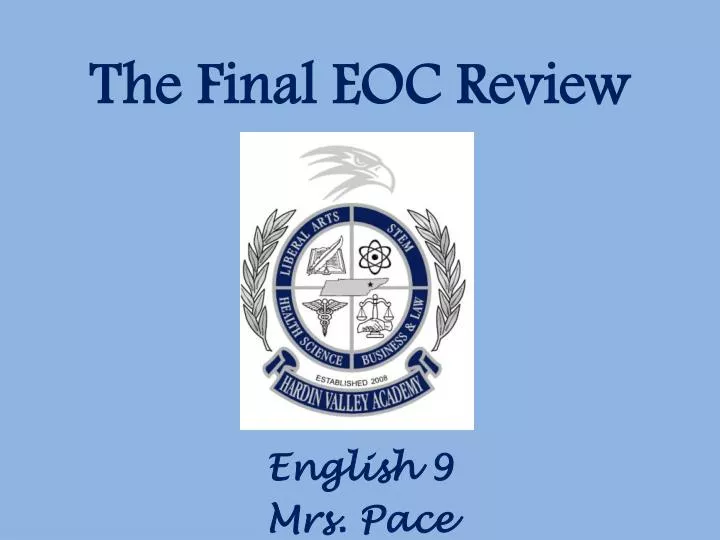 the final eoc review