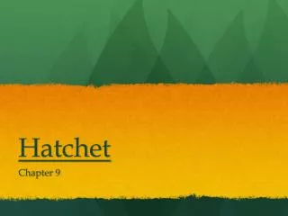 hatchet