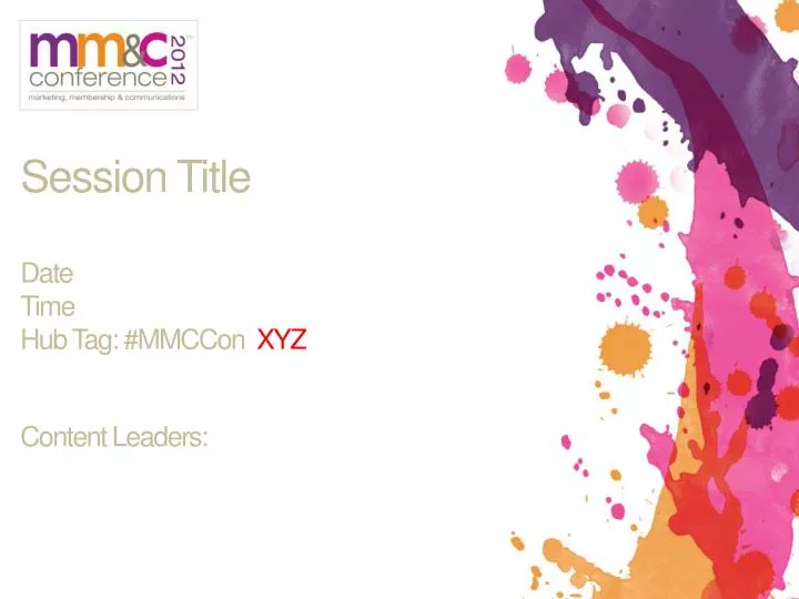 session title date time hub tag mmccon xyz