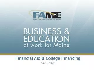 Financial Aid &amp; College Financing