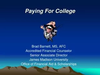 Paying For College