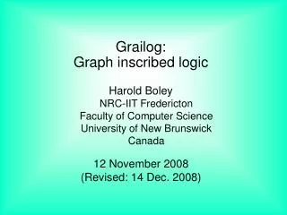 Grailog: Graph inscribed logic