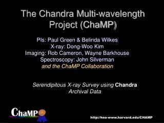 The Chandra Multi-wavelength Project (ChaMP)