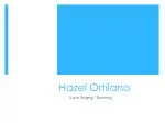 Hazel Ortilano - slide 1