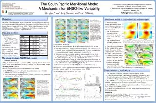 The South Pacific Meridional Mode: A Mechanism for ENSO-like Variability