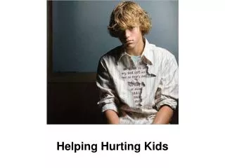 Helping Hurting Kids