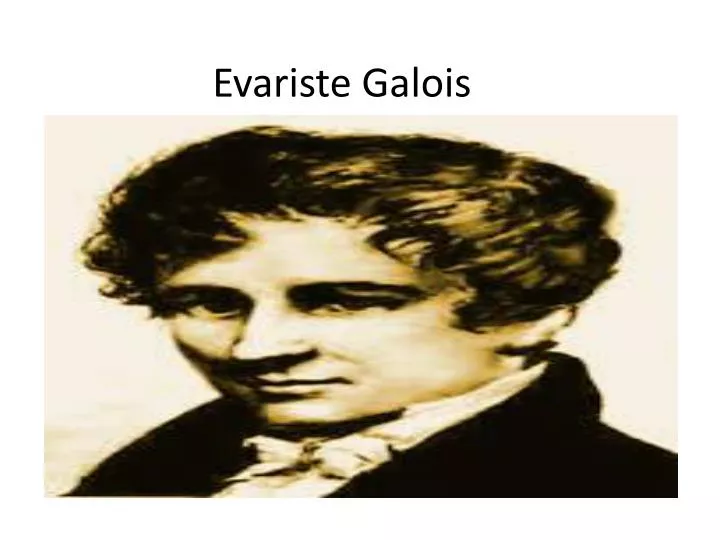 evariste galois