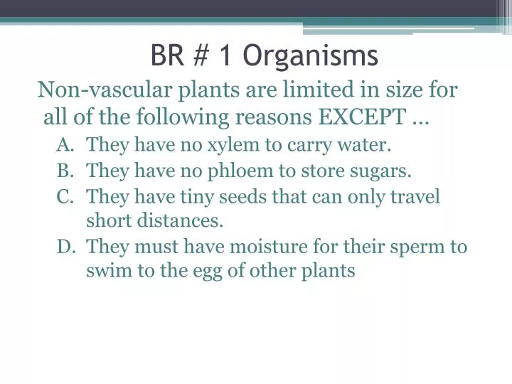 br 1 organisms