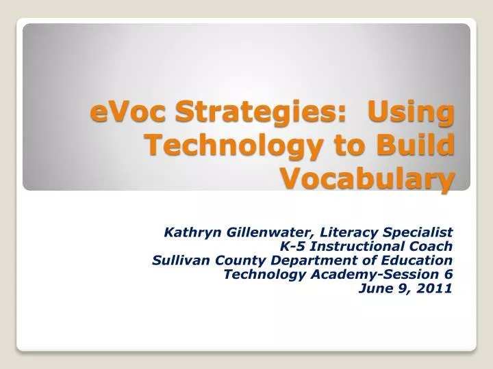 evoc strategies using technology to build vocabulary