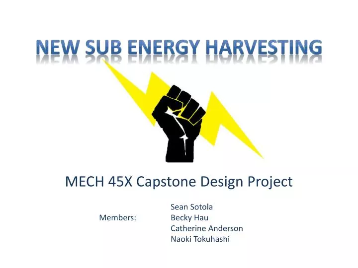 new sub energy harvesting