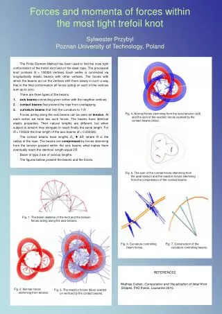 REFERENCES Mathias Carlen, Computation and Visualization of Ideal Knot