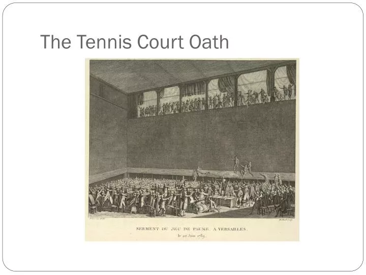 the tennis court oath