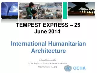 International Humanitarian Architecture