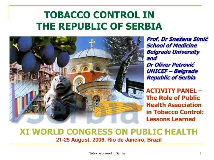 tobacco control in the republic of serbia