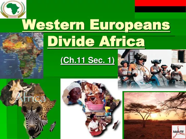 western europeans divide africa