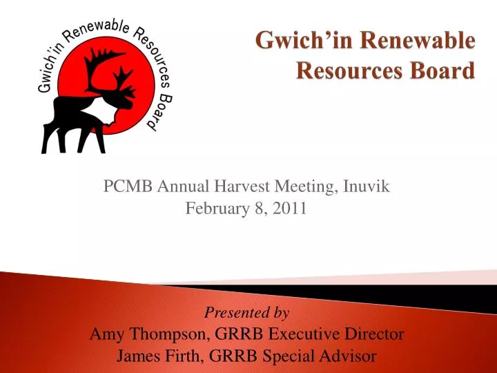 gwich in renewable resources board
