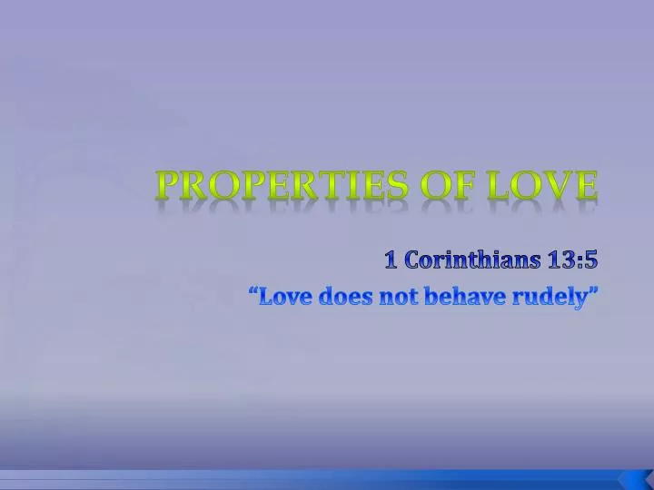 properties of love