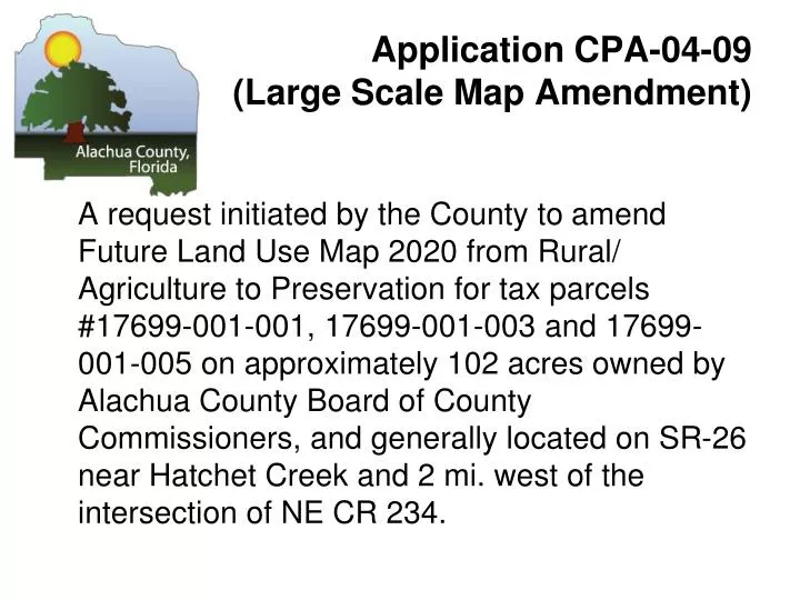 application cpa 04 09 large scale map amendment