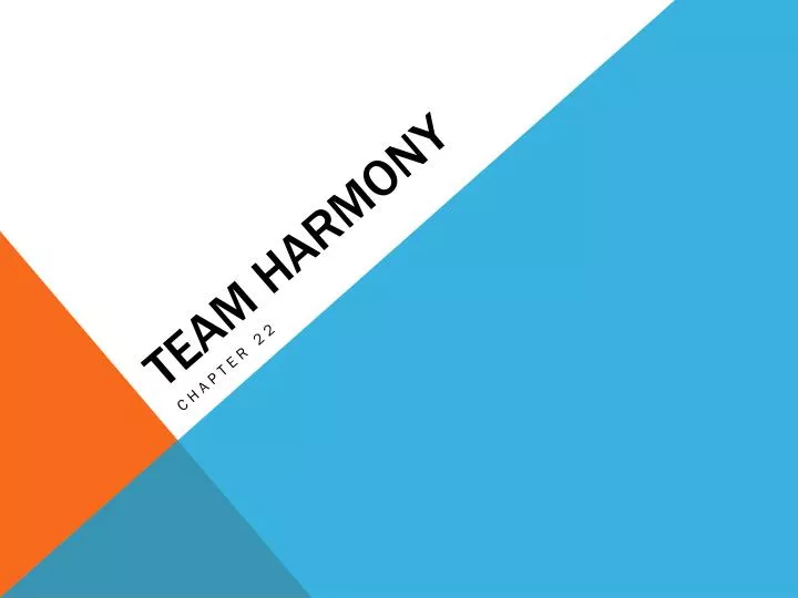 team harmony