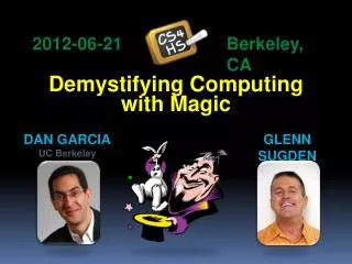 Demystifying Computing with Magic