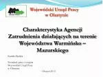 Wojewódzki Urząd Pracy w Olsztynie - slide 1