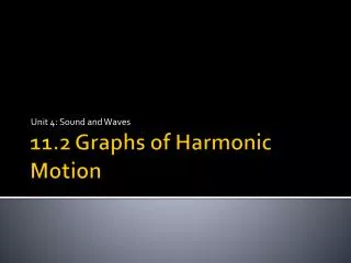 unit 4 sound and waves