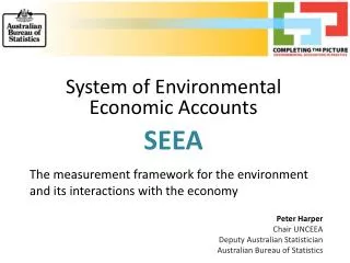 System of Environmental Economic Accounts SEEA