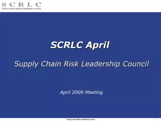 SCRLC April