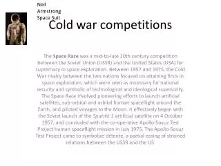 Cold war competitions
