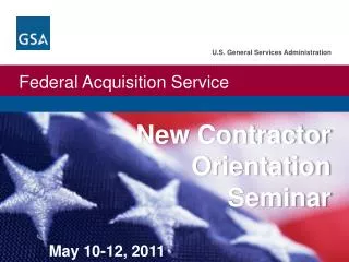 New Contractor Orientation Seminar