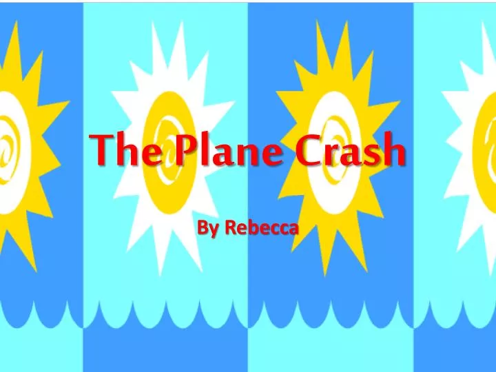 the plane crash