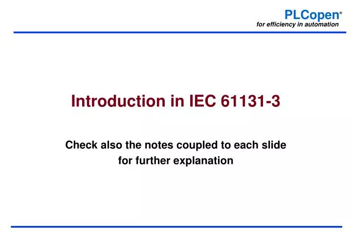 introduction in iec 61131 3