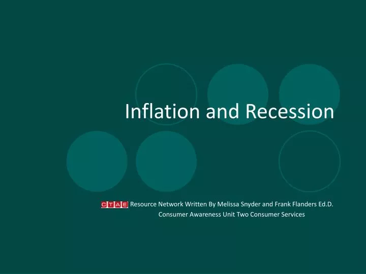 inflation and recession