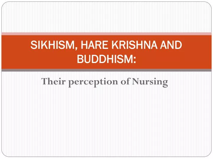 sikhism hare krishna and buddhism