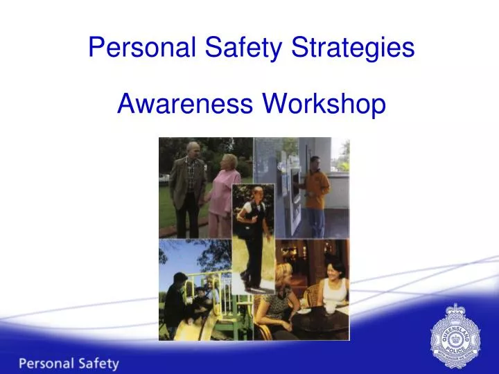 personal safety strategies awareness workshop