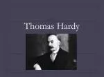Thomas Hardy - slide 1