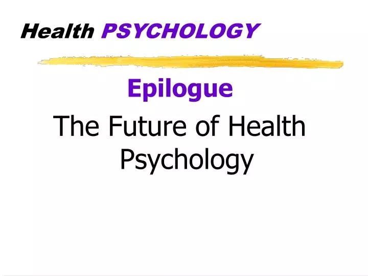 health psychology