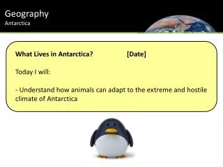 Geography Antarctica