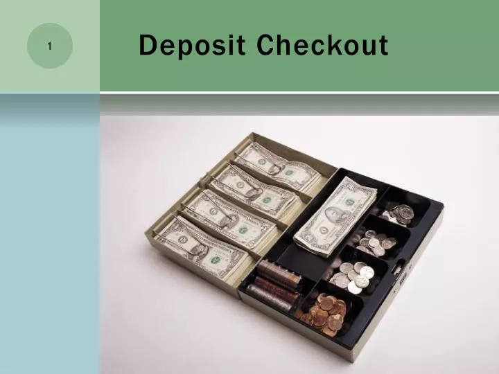 deposit checkout