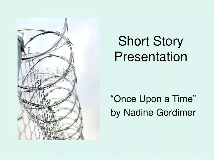 short story presentation